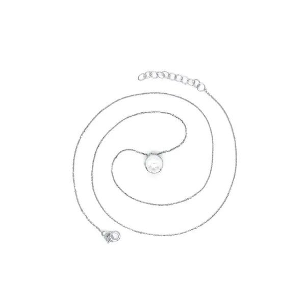 Halskette mit weißer Perle