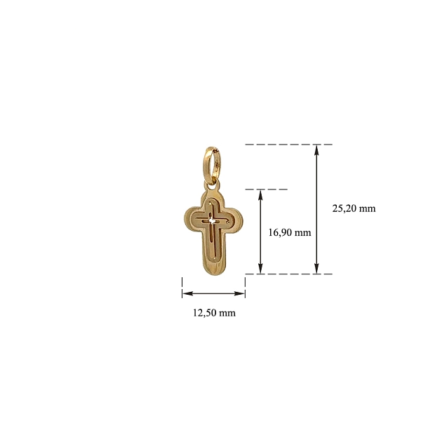 Goldkreuz-Anhänger
