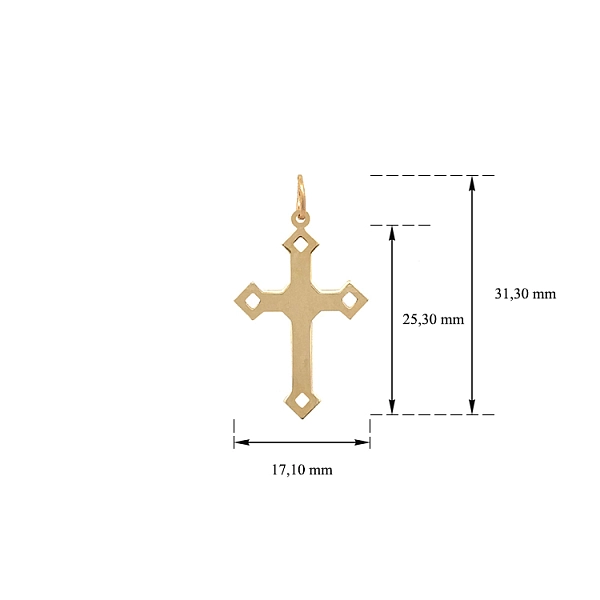 Goldkreuz-Anhänger