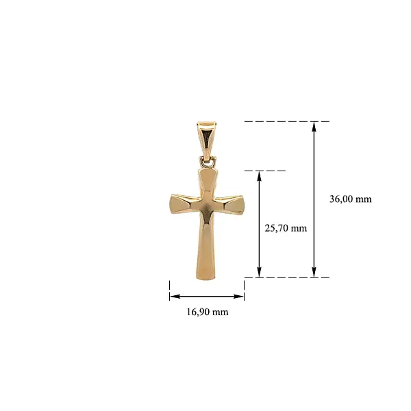 Goldkreuz-Anhänger
