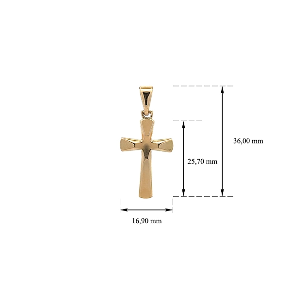 Goldkreuz-Anhänger