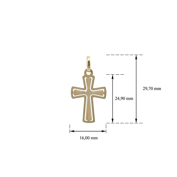 Goldkreuz-Anhänger