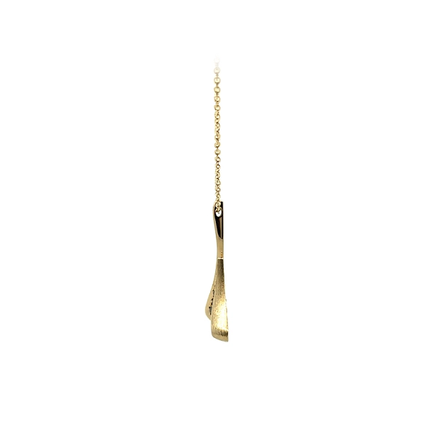 Gold-Anhänger mit grünen Steinen