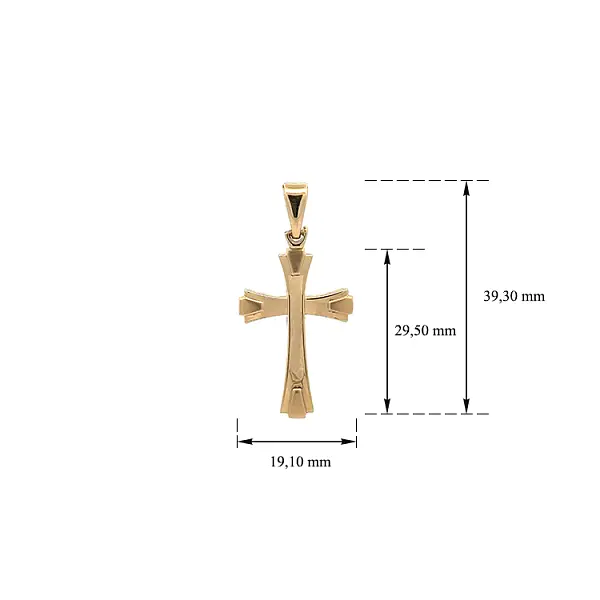 Goldkreuz-Anhänger