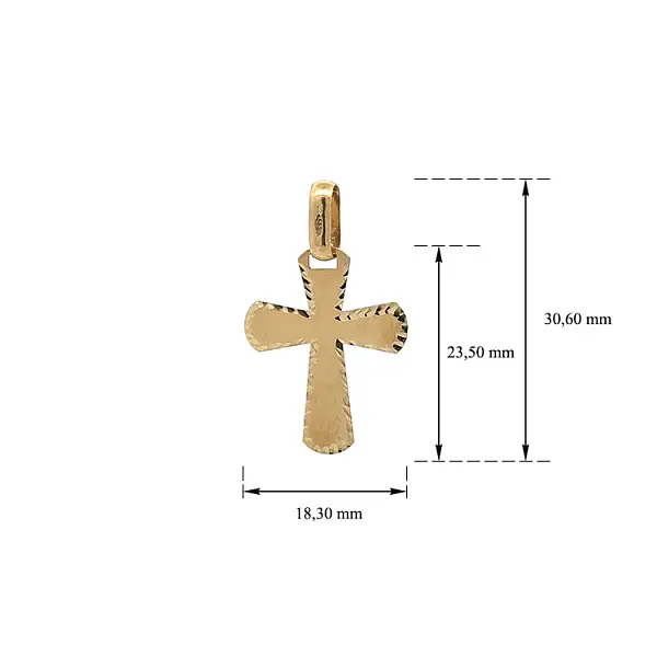 Goldkreuz-Anhänger