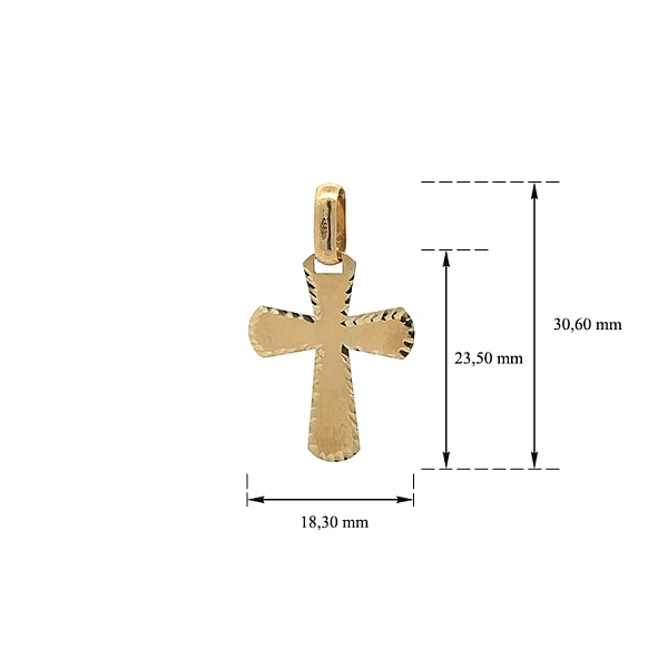Goldkreuz-Anhänger