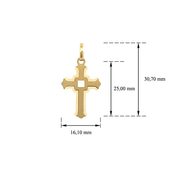 Goldkreuz-Anhänger