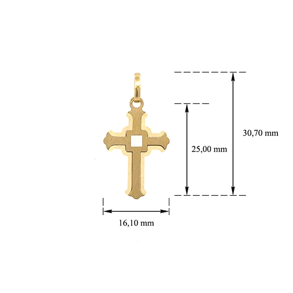 Goldkreuz-Anhänger