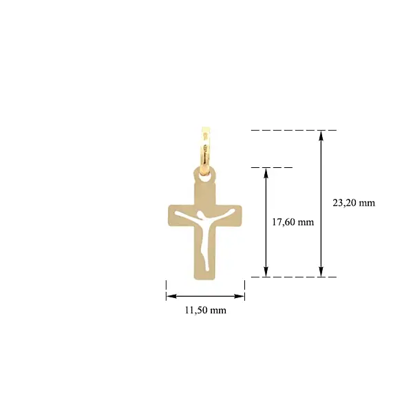 Goldkreuz-Anhänger