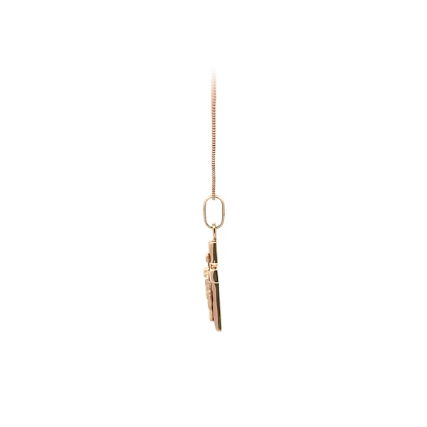 Gold-Anhänger Kreuz mit Jesus Christus