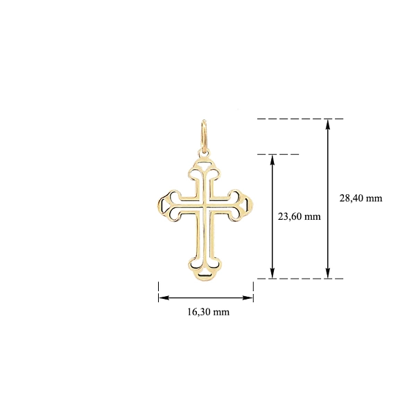 Goldkreuz-Anhänger