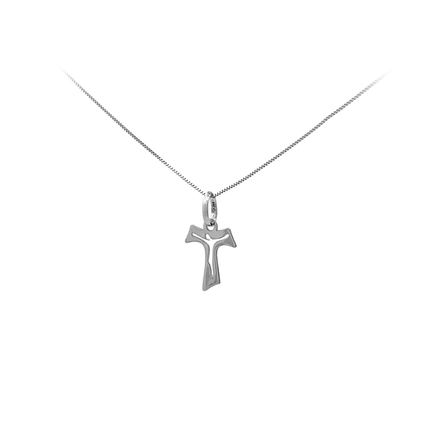 Anhänger Kreuz aus Weißgold