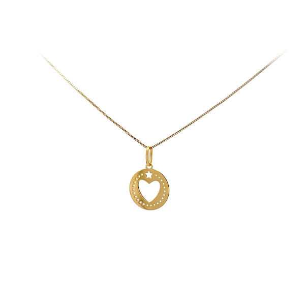 Gold-Anhänger Herz