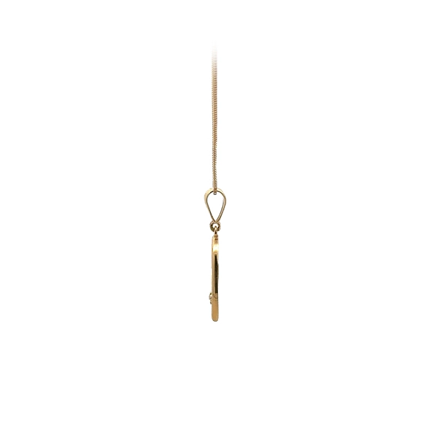 Gold-Anhänger Herz mit Zirkon