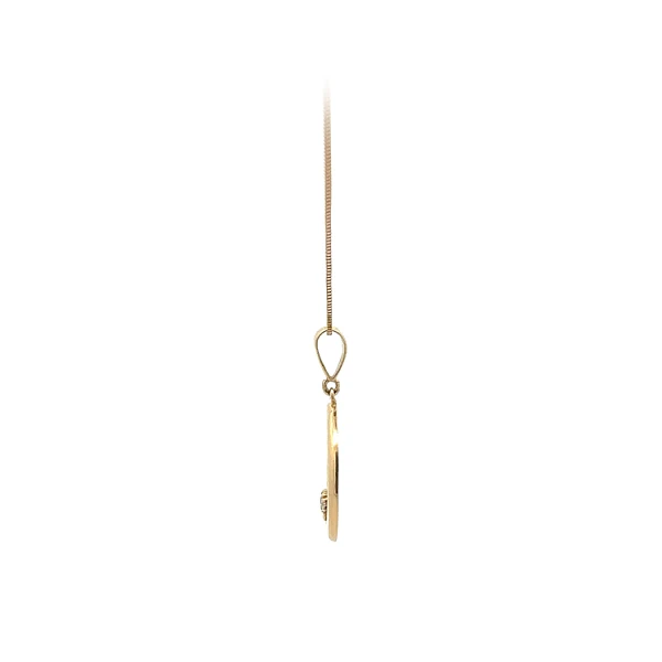 Gold-Anhänger mit Zirkon