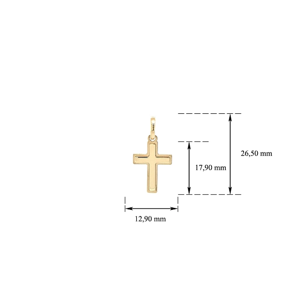 Goldkreuz-Anhänger