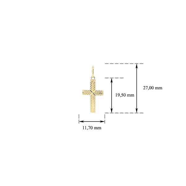 Goldkreuz-Anhänger