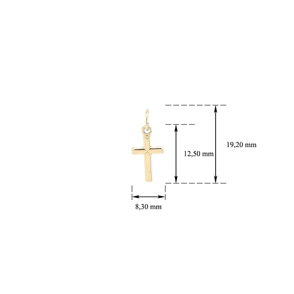 Goldkreuz-Anhänger