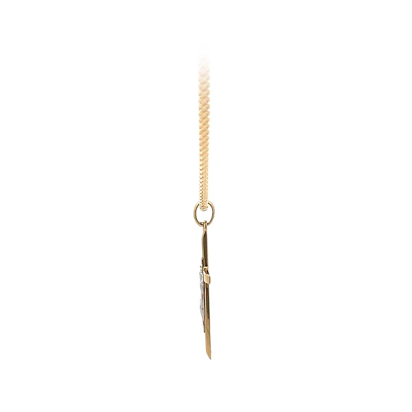 Gold-Anhänger Kreuz mit Jesus Christus