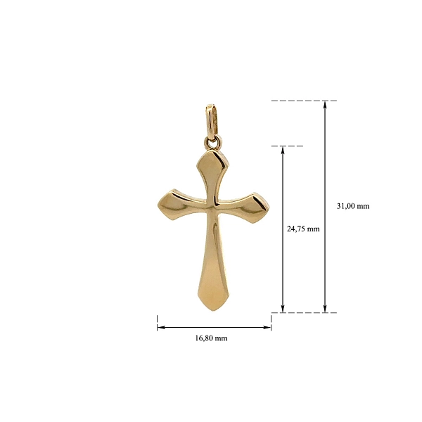 Goldkreuz-Anhänger