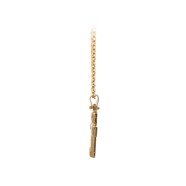 Gold-Anhänger Kreuz mit Zirkon
