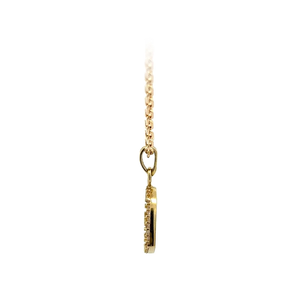 Gold-Anhänger Herz mit Zirkonen