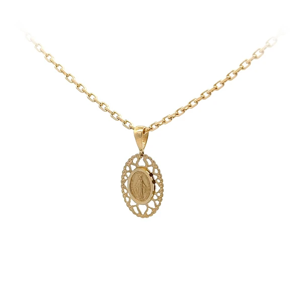 Gold-Anhänger Madonna Jungfrau Maria