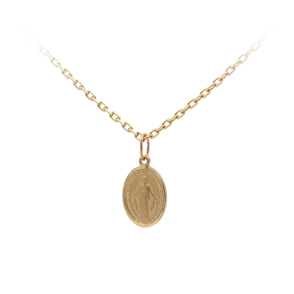 Gold-Anhänger Madonna Jungfrau Maria