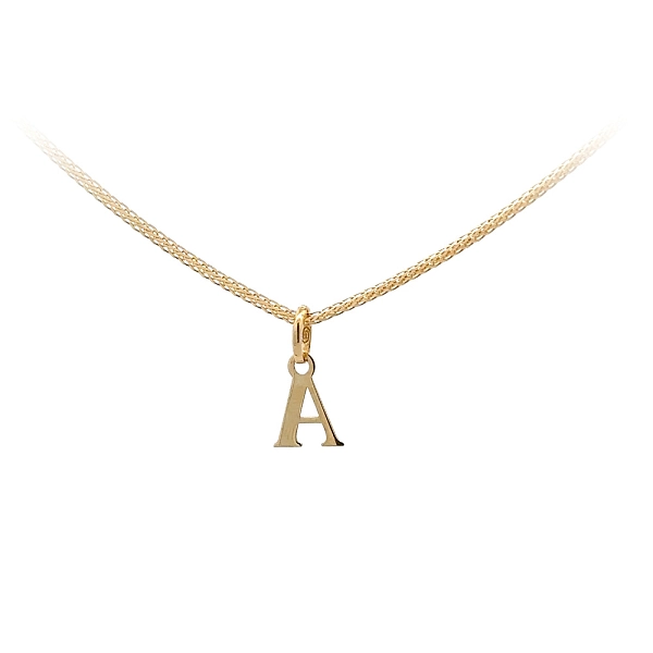 Gold-Anhänger Buchstabe A