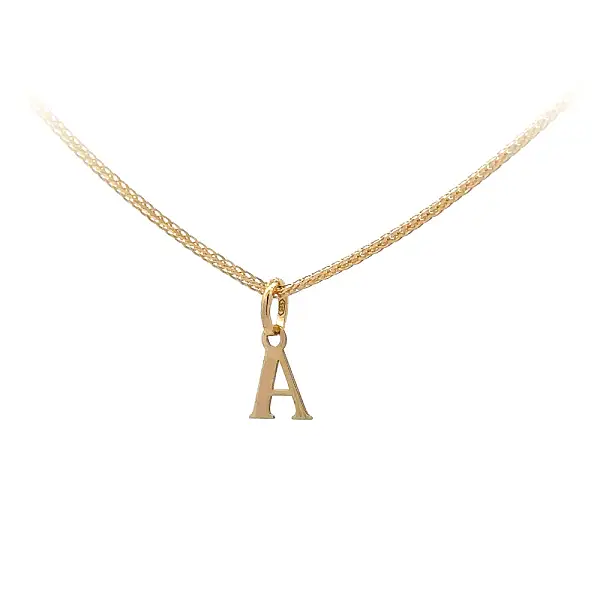 Gold-Anhänger Buchstabe A