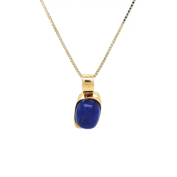 Gold-Anhänger Lapislazuli