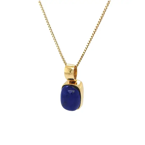Gold-Anhänger Lapislazuli