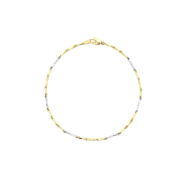 Gold-Kombi-Armband