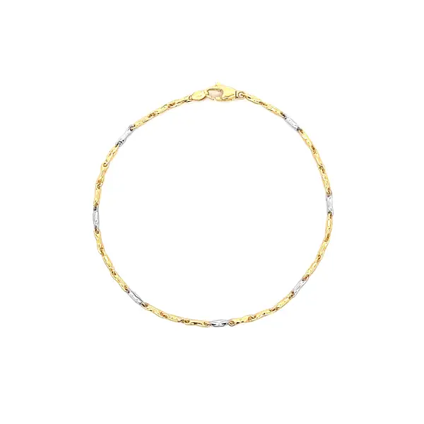 Gold-Kombi-Armband