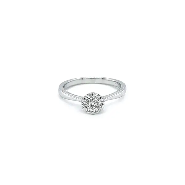 Goldring mit Diamanten