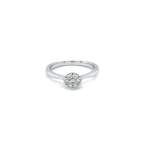 Goldring mit Diamanten