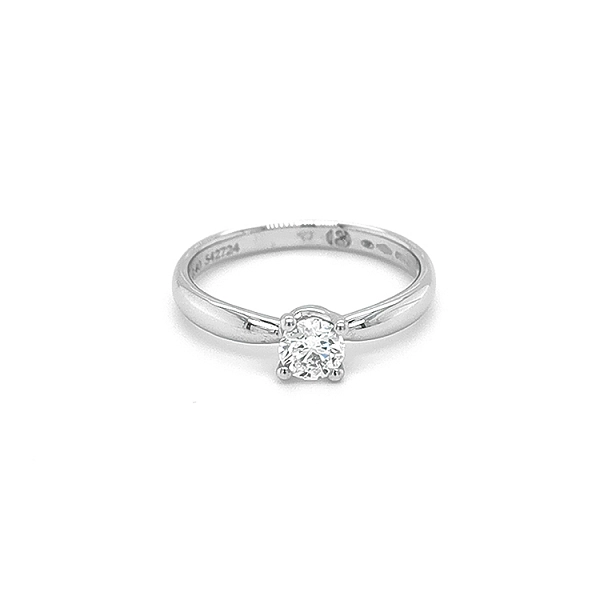 Gold Verlobungsring mit Diamant