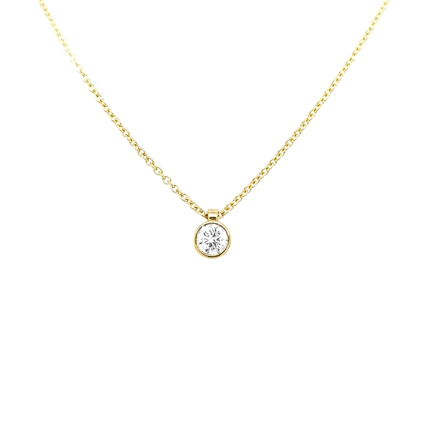 Gold-Anhänger mit Diamant