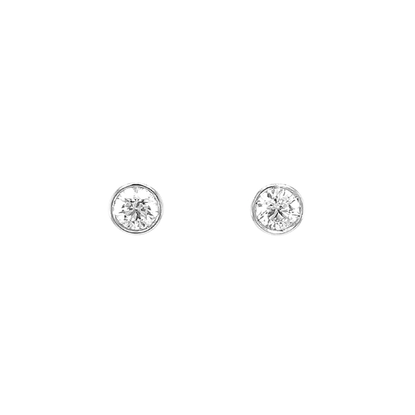 Gold-Ohrringe mit Diamanten