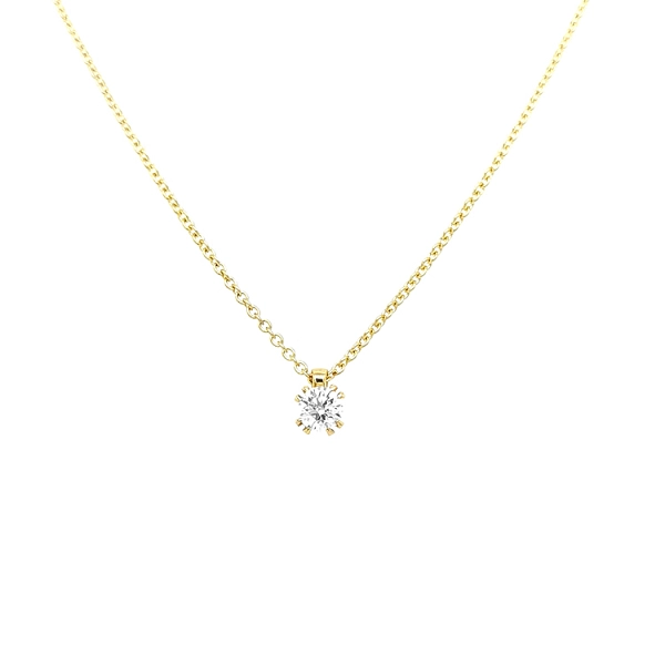 Gold-Anhänger mit Diamant