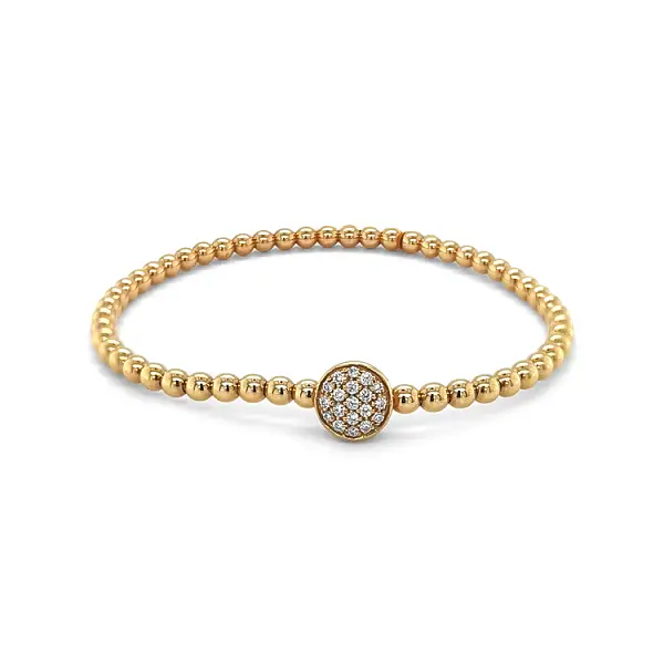 Goldarmband mit Diamanten