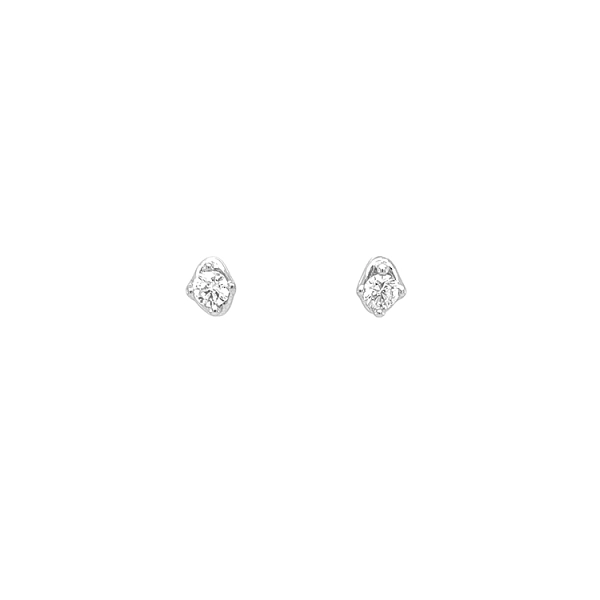 Gold-Ohrringe mit Diamanten