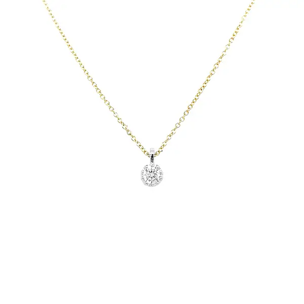 Gold-Anhänger mit Diamant