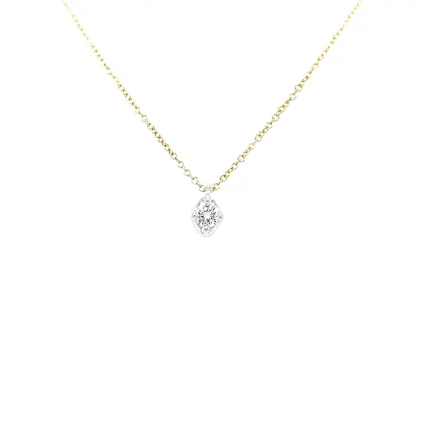 Gold-Anhänger mit Diamant