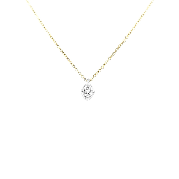 Gold-Anhänger mit Diamant