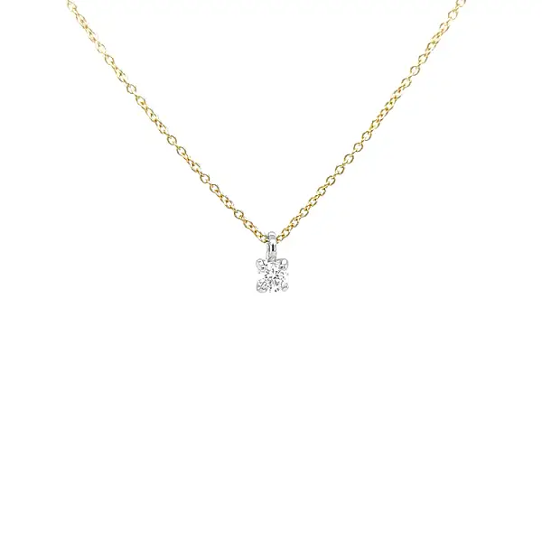 Gold-Anhänger mit Diamant