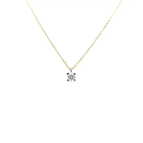 Gold-Anhänger mit Diamant