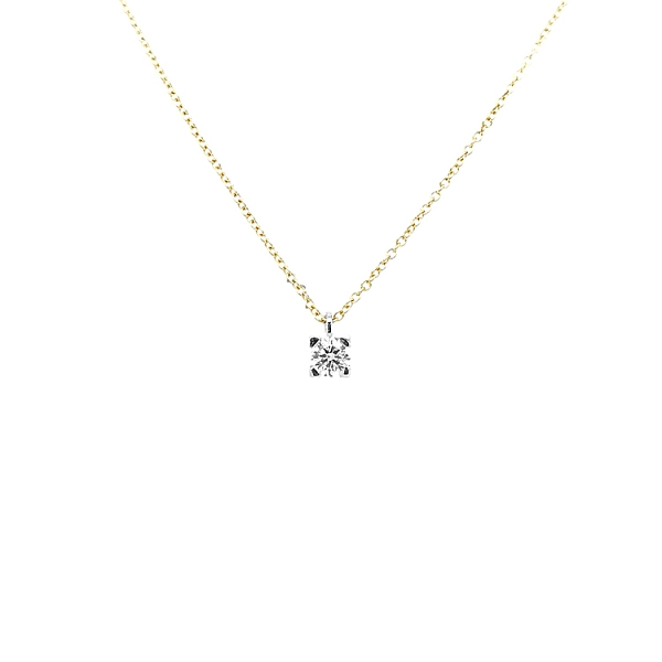 Gold-Anhänger mit Diamant