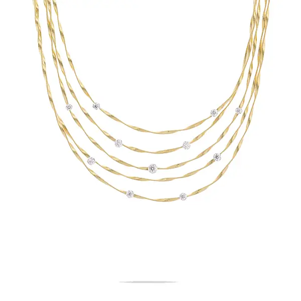 Gold Marco Bicego Marrakech Halskette CG340-B8 YW