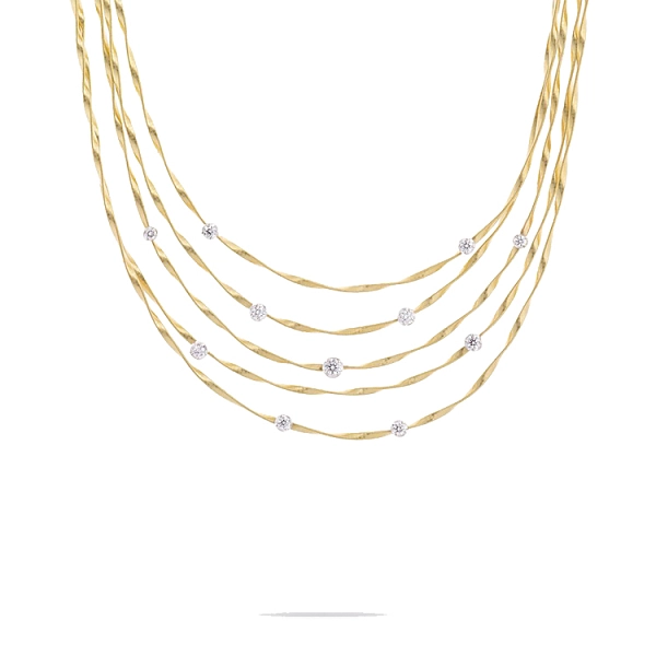 Gold Marco Bicego Marrakech Halskette CG340-B8 YW